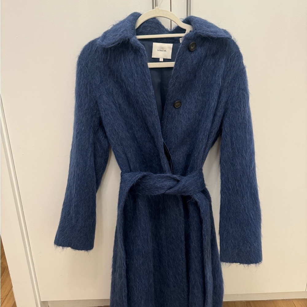 Vince Blue Teddy Jacket